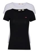 2Pack Crewneck Tee 2 Pack Tee Tops T-shirts & Tops Short-sleeved Black LEVI´S Women
