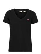 Perfect Vneck Caviar Tops T-shirts & Tops Short-sleeved Black LEVI´S Women