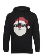 Dpx-Mas Santa Hoodie Tops Sweatshirts & Hoodies Hoodies Black Denim Project