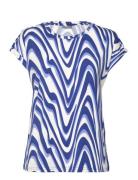 Frseen Tee 1 Tops T-shirts & Tops Short-sleeved Blue Fransa