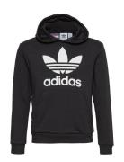 Trefoil Hoodie Tops Sweatshirts & Hoodies Hoodies Black Adidas Originals