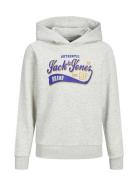 Jjelogo Sweat Hood 2 Col 22/23 Noos Jnr Tops Sweatshirts & Hoodies Hoodies Grey Jack & J S