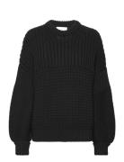 Delcia Sweater Tops Knitwear Jumpers Black The Knotty S