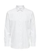 Slhregethan Shirt Ls Classic Noos Tops Shirts Business White Selected Homme