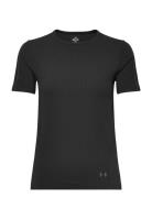 Ua Rush Seamless Ss Sport T-shirts & Tops Short-sleeved Black Under Armour