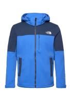 M Diablo Softshell Detachable Hood Sport Sport Jackets Blue The North Face