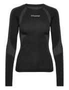 Hmlshaping Seamless T-Shirt L/S Tops T-shirts & Tops Long-sleeved Black Hummel