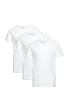 Jjeorganic Basic Tee Ss 3Pk Mp Jnr Tops T-Kortærmet Skjorte White Jack & J S