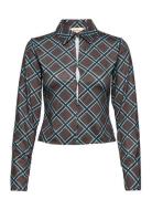 Shirt Ls Tops Shirts Long-sleeved Multi/patterned Barbara Kristoffersen By Rosemunde