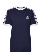 Adicolor Classics 3-Stripes T-Shirt Sport T-Kortærmet Skjorte Navy Adidas Originals