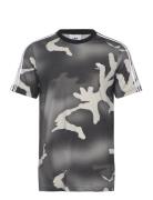 Graphics Camo Allover Print T-Shirt Sport T-shirts & Tops Short-sleeved Black Adidas Originals