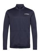 Mt Full Z Fleec Sport Sweatshirts & Hoodies Sweatshirts Navy Adidas Terrex