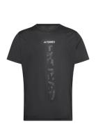 Agr Shirt Tops T-Kortærmet Skjorte Black Adidas Terrex