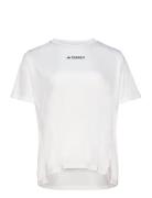 Terrex Multi T-Shirt  Tops T-shirts & Tops Short-sleeved White Adidas Terrex