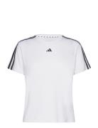 Tr-Es 3S T Sport T-shirts & Tops Short-sleeved White Adidas Performance