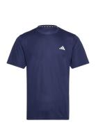 Adidas Train Essentials Training T-Shirt Sport T-Kortærmet Skjorte Navy Adidas Performance