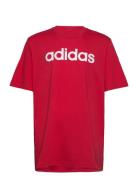 M Lin Sj T Sport T-Kortærmet Skjorte Red Adidas Sportswear