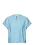 Perforated Tee Sport T-shirts & Tops Short-sleeved Blue Reebok Performance