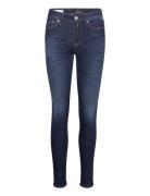 Luzien Trousers Recycled 360 Hyperflex Bottoms Jeans Skinny Navy Replay