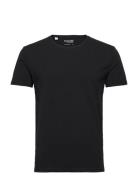 Slhael Ss O-Neck Tee B Tops T-Kortærmet Skjorte Black Selected Homme