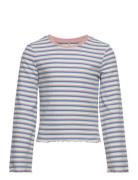Kmgjolla L/S Top Jrs Tops T-shirts Long-sleeved T-Skjorte Multi/patterned Kids Only