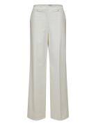 Slfeliana Hw Wide Pant N Bottoms Trousers Suitpants White Selected Femme