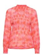 Davilaiw Blouse Tops Blouses Long-sleeved Pink InWear