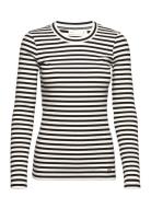 Dagnaiw Striped Tshirt Ls Tops T-shirts & Tops Long-sleeved Multi/patterned InWear