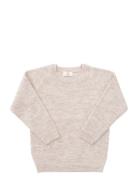 Merino Classic Rib Blouse Tops Knitwear Pullovers Beige Copenhagen Colors