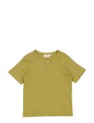 T-Shirt Lumi Tops T-Kortærmet Skjorte Green Wheat