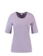 T-Shirt 1/2 Sleeve Tops T-shirts & Tops Short-sleeved Purple Gerry Weber