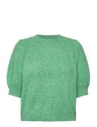 Vmdoffy 2/4 O-Neck Pullover Ga Noos Tops Knitwear Jumpers Green Vero Moda