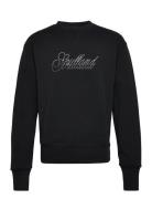 Hand Drawn Logo Sweatshirt Tops Sweatshirts & Hoodies Sweatshirts Black Soulland