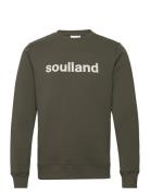 Willie Sweatshirt Tops Sweatshirts & Hoodies Sweatshirts Khaki Green Soulland