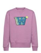 Rod Applique Junior Sweatshirt Tops Sweatshirts & Hoodies Sweatshirts Purple Wood Wood