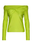 Yuna Solid, 1677 Slinky Heavy Jerse Tops T-shirts & Tops Long-sleeved Green STINE GOYA