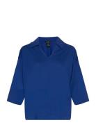 Top Cora Tops T-shirts & Tops Short-sleeved Blue Lindex