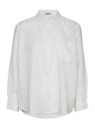 Onltokyo Life L/S Lin Bl Shirt Pnt Noos Tops Shirts Long-sleeved White ONLY