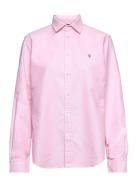 Classic Fit Oxford Shirt Tops Shirts Long-sleeved Pink Polo Ralph Lauren