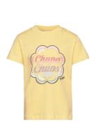 Tnchupa Chups S_S Tee Tops T-Kortærmet Skjorte Yellow The New