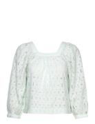 Rodebjer Latte Tops Blouses Long-sleeved Green RODEBJER