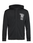 Adibreak Fz Hdy Sport Sweatshirts & Hoodies Hoodies Black Adidas Originals