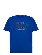 Big Fit Logo Jersey T-Shirt Tops T-Kortærmet Skjorte Blue Polo Ralph Lauren
