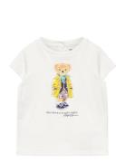 Polo Bear Cotton Jersey Tee Tops T-Kortærmet Skjorte White Ralph Lauren Baby