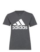 Essentials Logo T-Shirt Sport T-shirts & Tops Short-sleeved Grey Adidas Sportswear