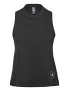 Asmc Logo Tk Tops T-shirts & Tops Sleeveless Black Adidas By Stella McCartney