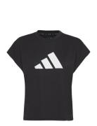 Train Icons Training Regular Fit Logo T-Shirt Sport T-Kortærmet Skjorte Black Adidas Performance