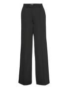 Recycled Cdc Wide Leg Pant Bottoms Trousers Suitpants Black Calvin Klein