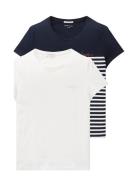 Double Pack T-Shirt Tops T-Kortærmet Skjorte White Tom Tailor