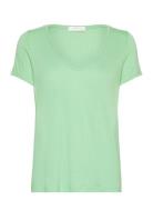 Tee Vita Tops T-shirts & Tops Short-sleeved Green Lindex